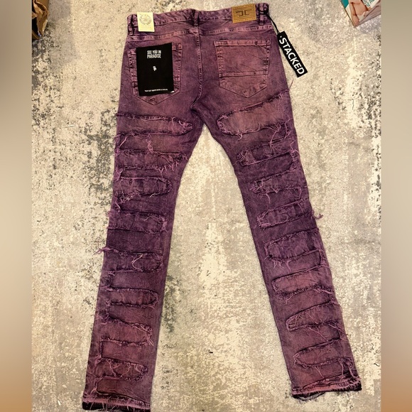 Jordan Craig | MARTIN STACKED - PYTHON DENIM - Picture 3 of 7